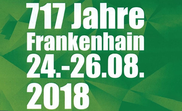 Veranstaltungsprogramm   717 Jahre Frankenhain